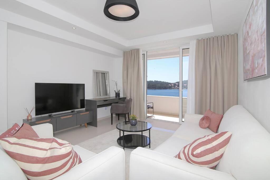 Seaside Apartment M Zaton 5 - Sea View & Parking Bagian luar foto