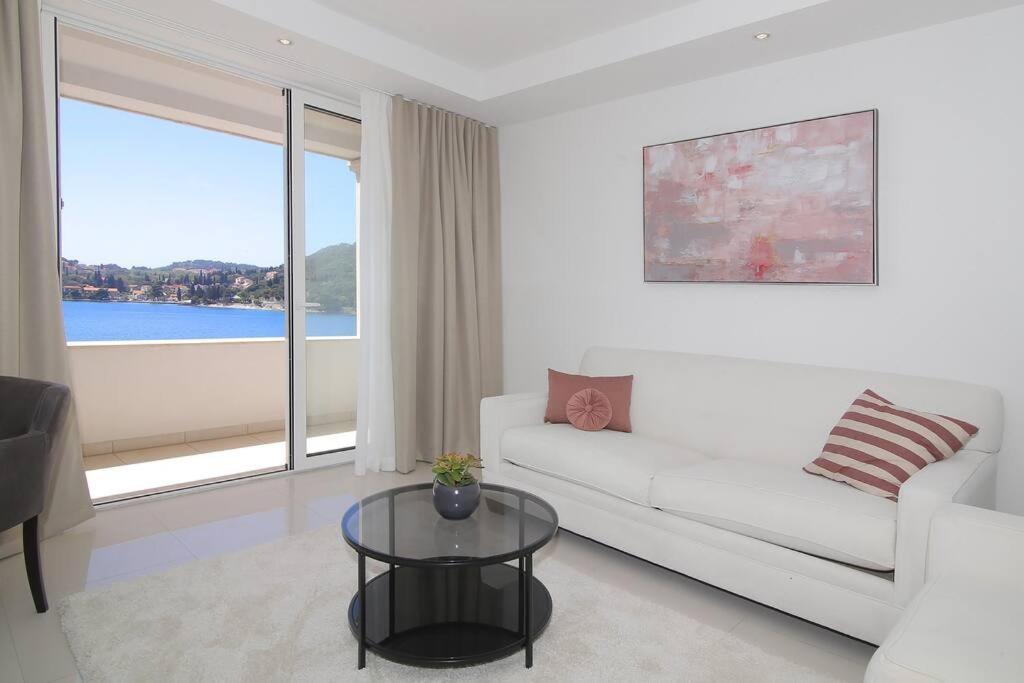 Seaside Apartment M Zaton 5 - Sea View & Parking Bagian luar foto